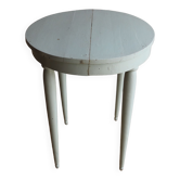 Table ronde d’appoint bleue