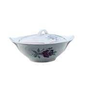 Vegetable dish "Dominique" Céranord Saint-Amand – Hand-decorated – 1950s
