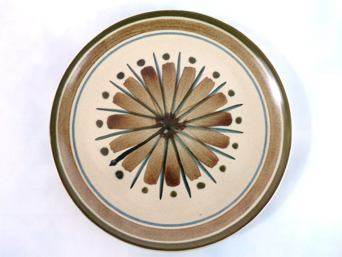 Set of 5 dessert plates Longchamp France