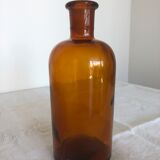Amber glass bottle