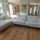 Roche Bobois leather corner sofa