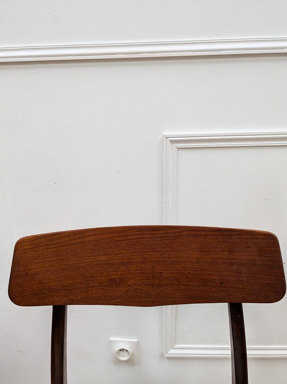 set of 4 vintage teak chairs