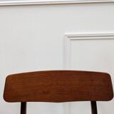 set of 4 vintage teak chairs
