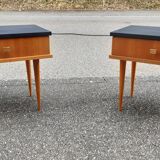 Pair of vintage bedside tables