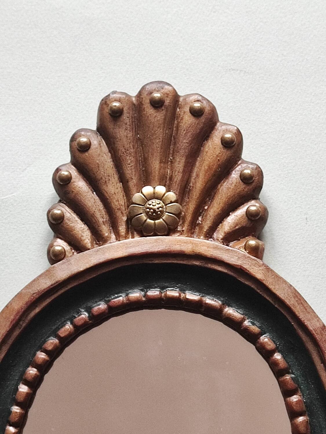 Pair small Italian mirrors