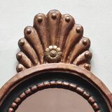 Pair small Italian mirrors
