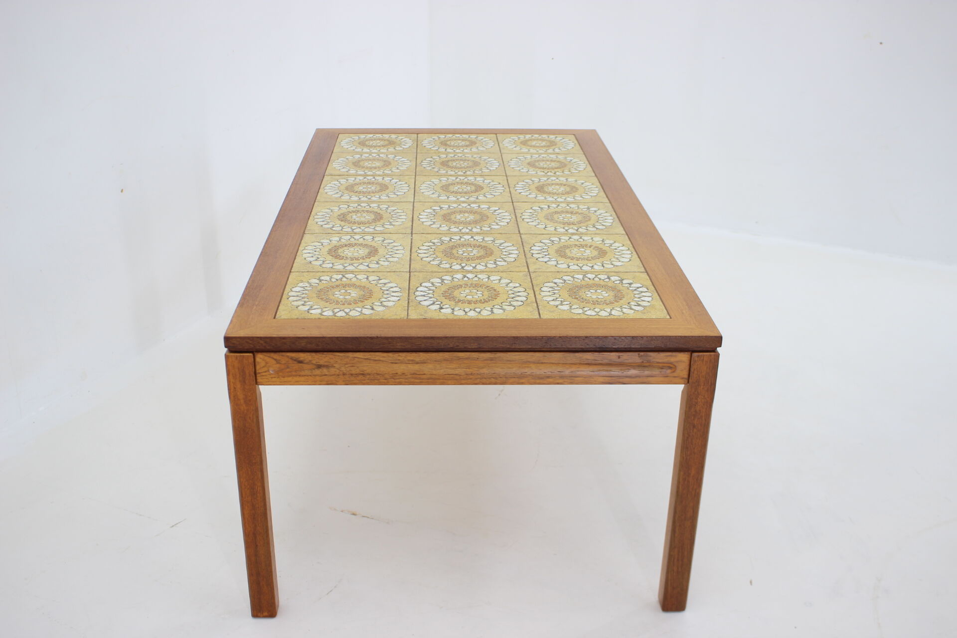 1960s palisander and tile coffee table ,denmark