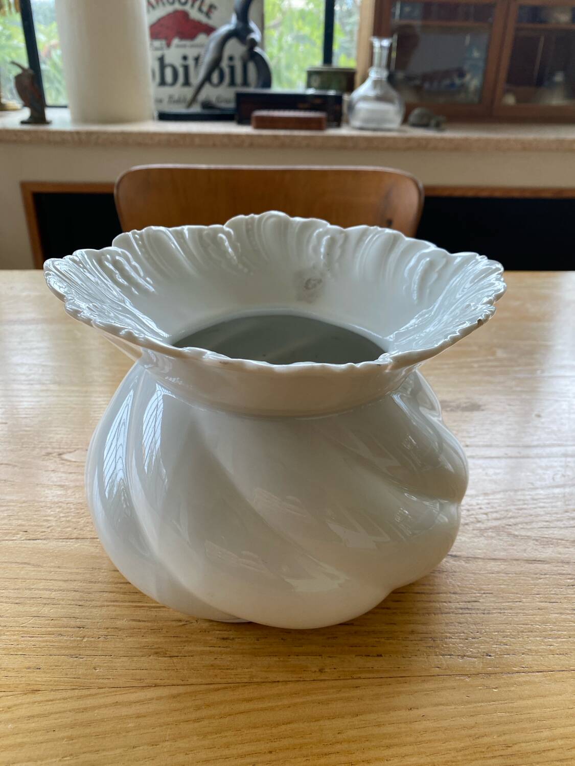 Vase porcelaine blanche