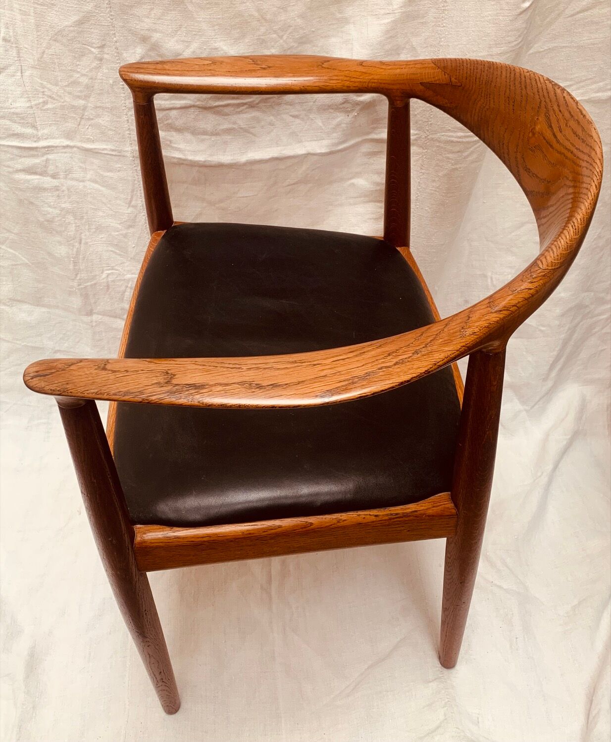 1950s Danish Hans Wegner Oak Model 503 Armchair