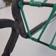 1960 Czechoslovakian Mid-Century Magazine Rack with Green Wire