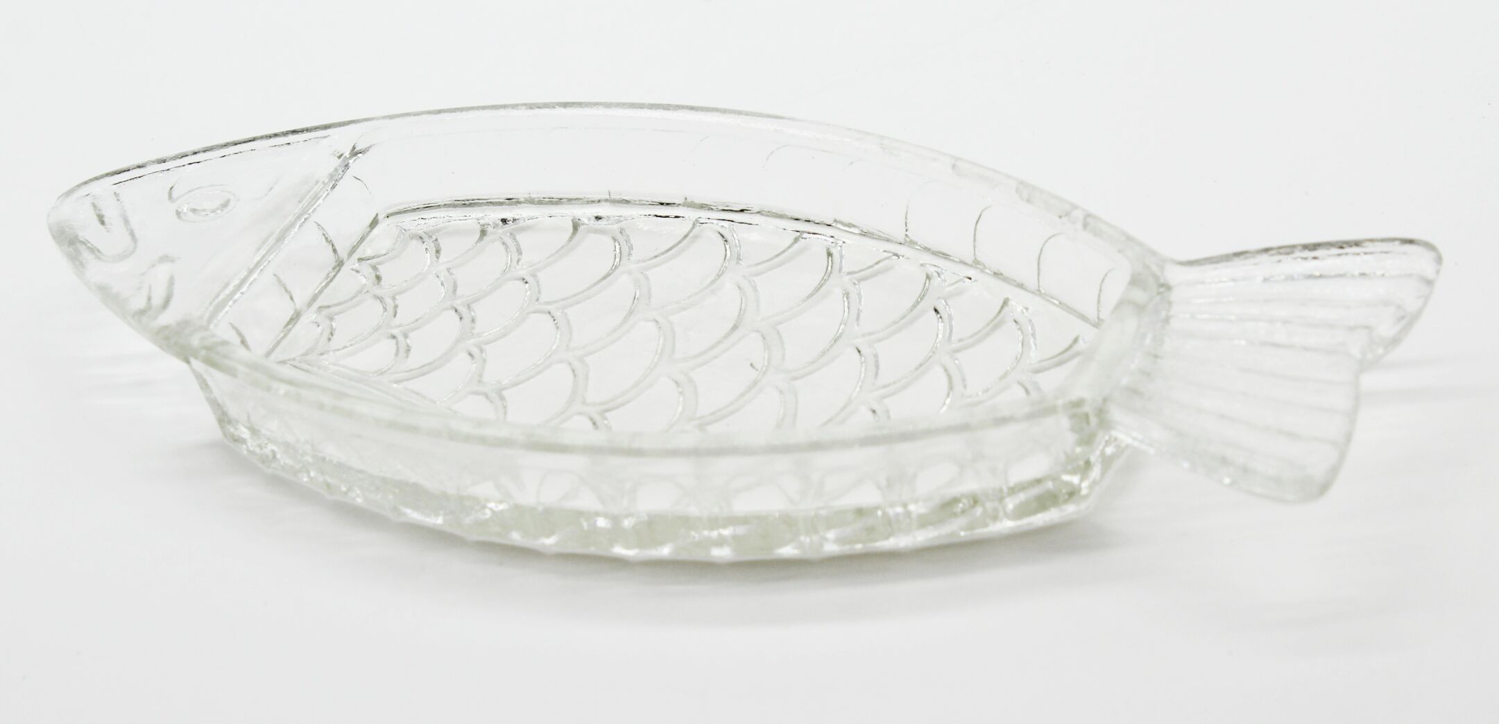 Ramequin vintage glass fish