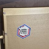 4 velvet and brass chairs