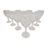 10 wine glasses Luminarc model "sheaf epi de blè"