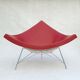 Fauteuil lounge Coconut du milieu du siècle par George Nelson pour Vitra