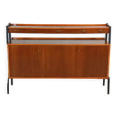 Vintage high sideboard two piece cabinet 'Korpela'