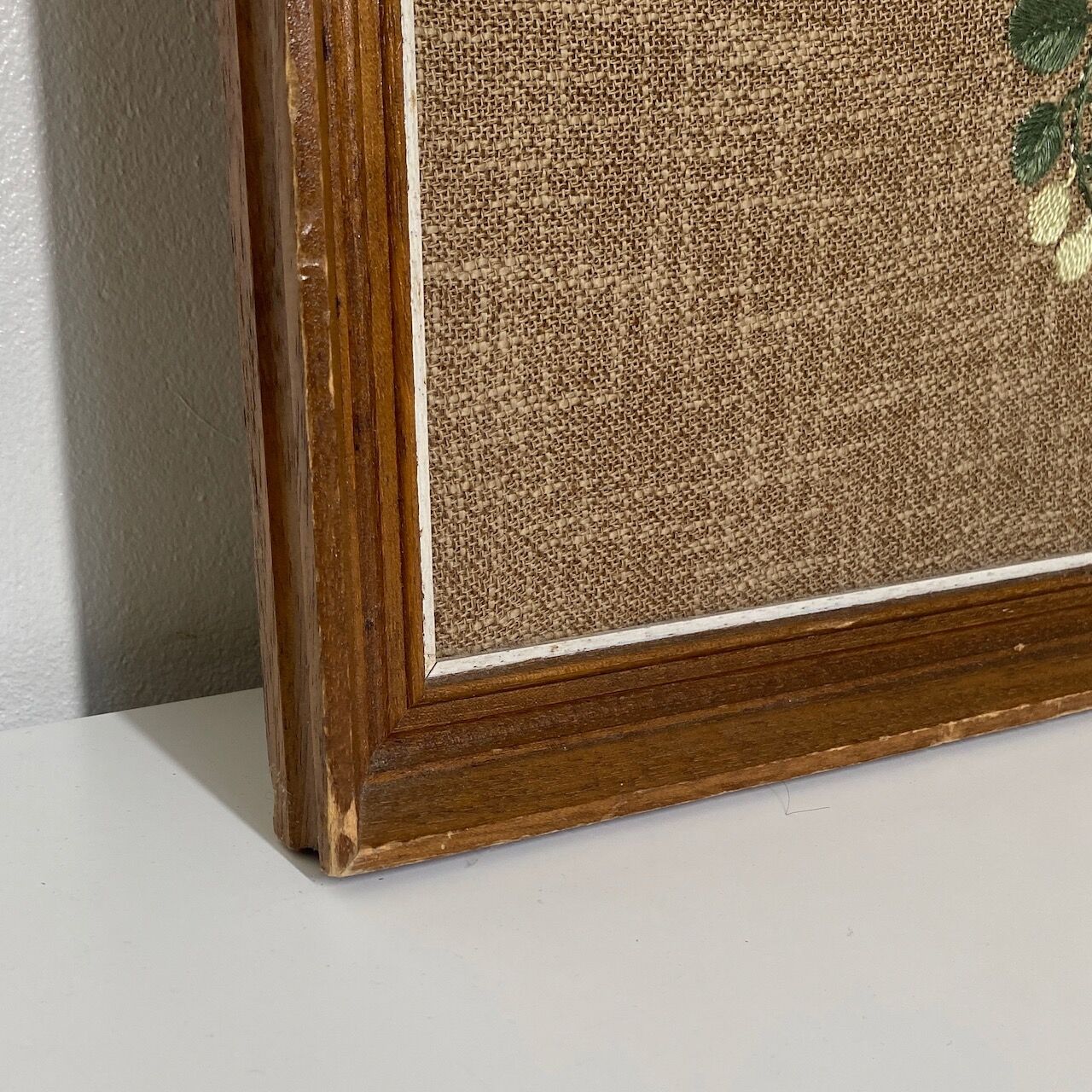 MCM needlepoint wall art - wild flower bouquet