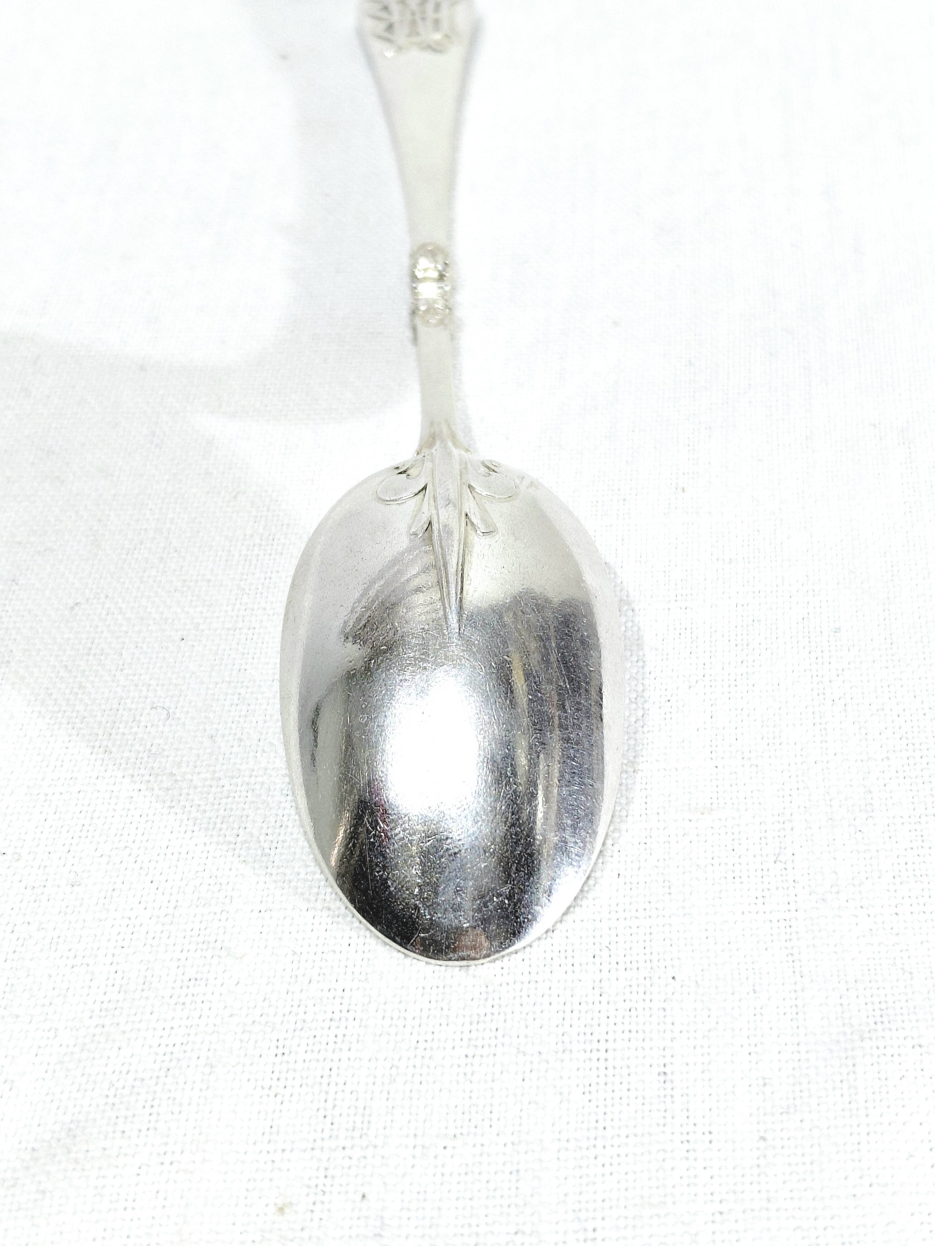 Cardeilhac - 6 teaspoons in solid silver