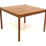 Scandinavian walnut side table, Sweden, 1960s