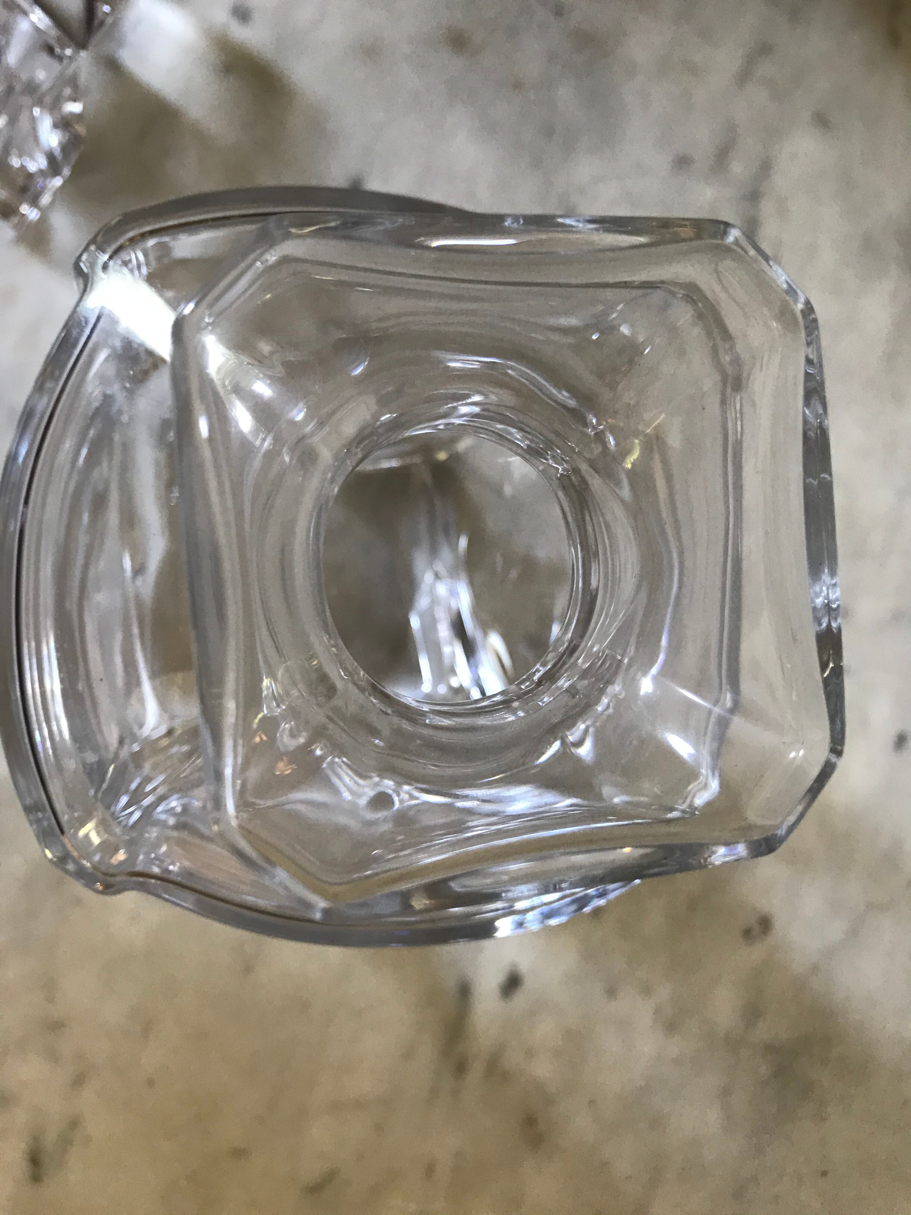 Crystal whisky carafe