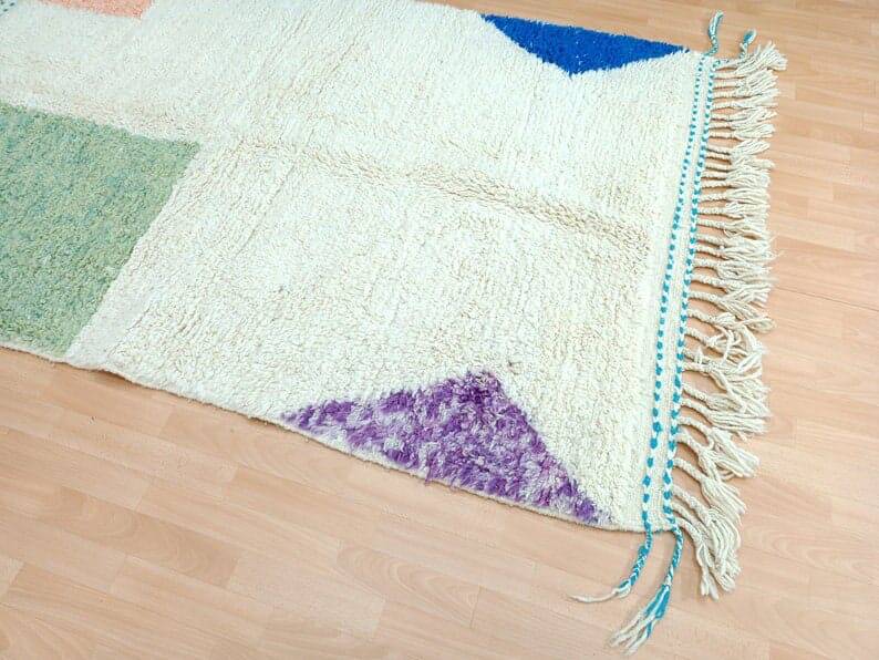 Handwoven wool rug