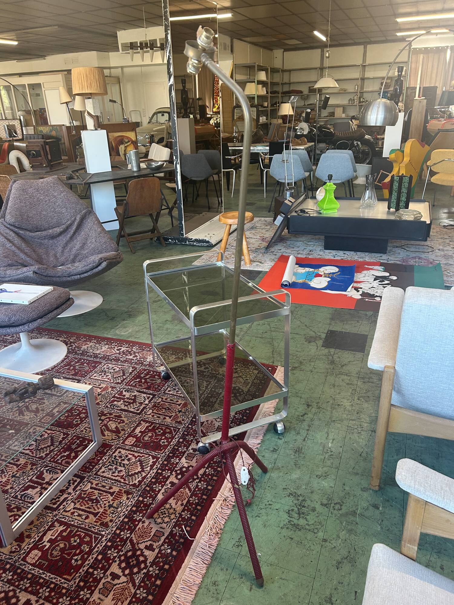 Lampadaire tripode année 50