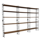 Vintage XXL Tomado Holland Teak Wall Unit Shelving unit Modular 1960 Design