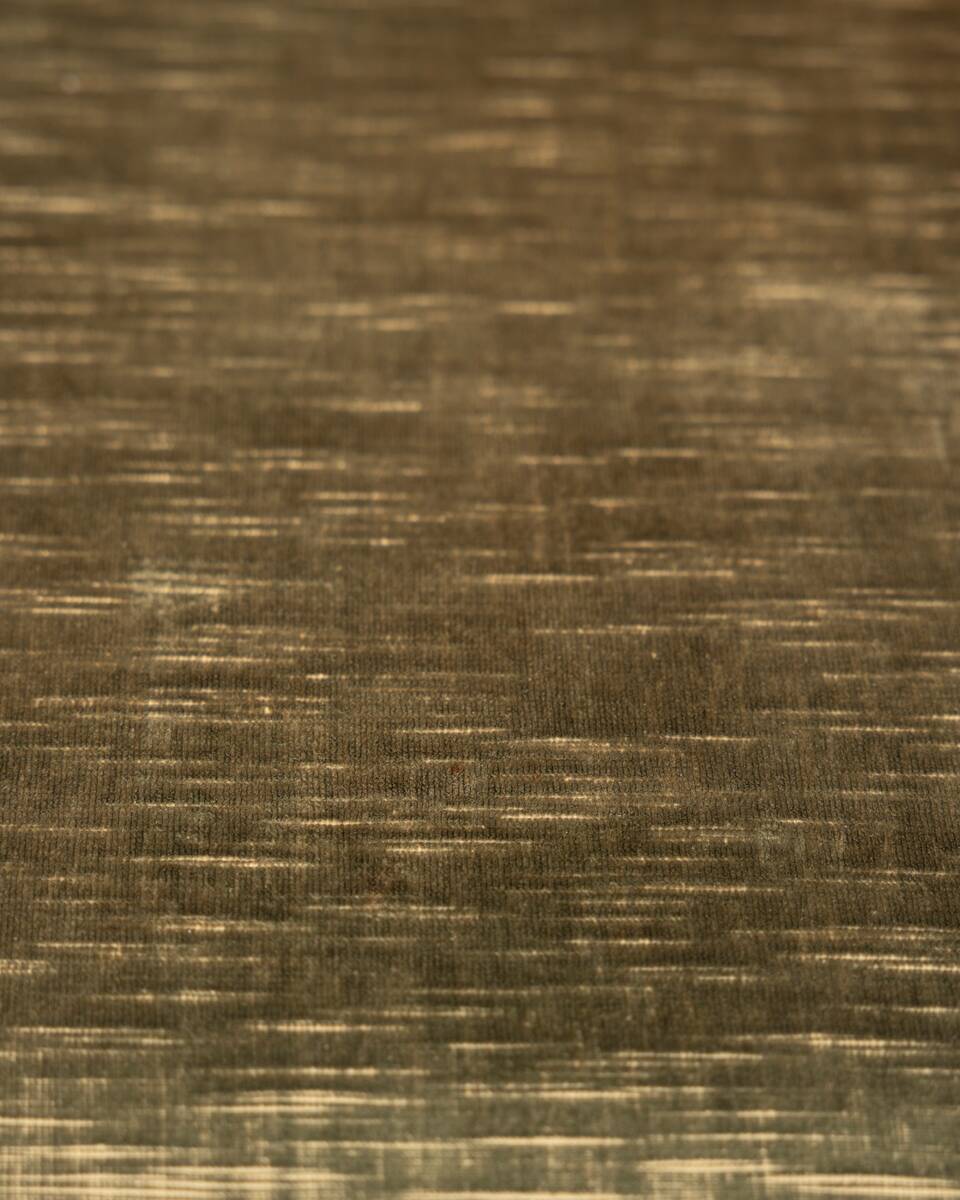 Lot de 4 chaises vintage années 60 en bois et velours vert design italien