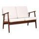 Mid-Century Danish Teak Two-Seater Sofa, 1960s.