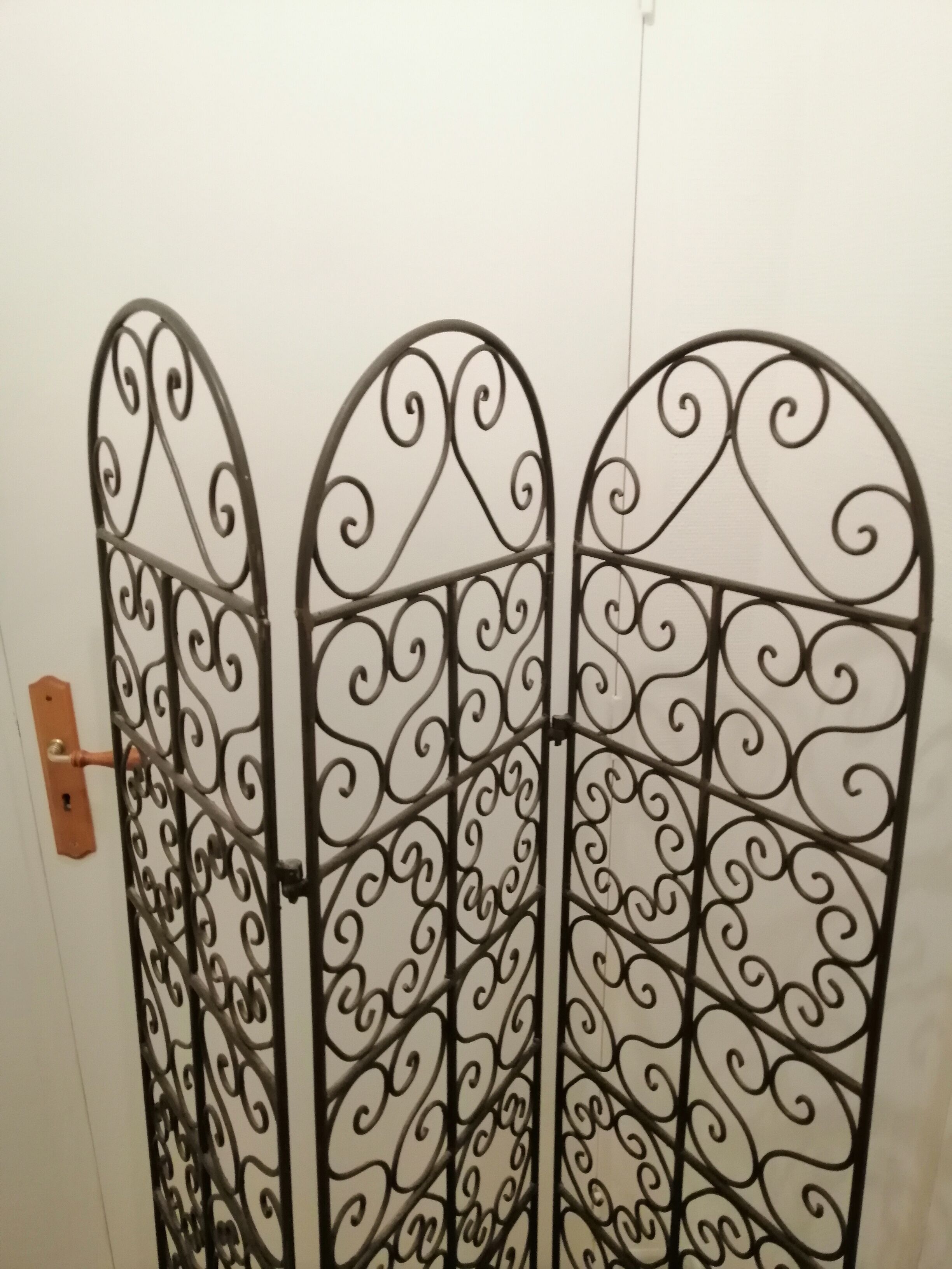Wrought iron screen