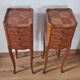 Paire de petits chevets de style Louis XV
