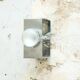Space age wall light in aluminium and chrome (1 of 3), 1970s