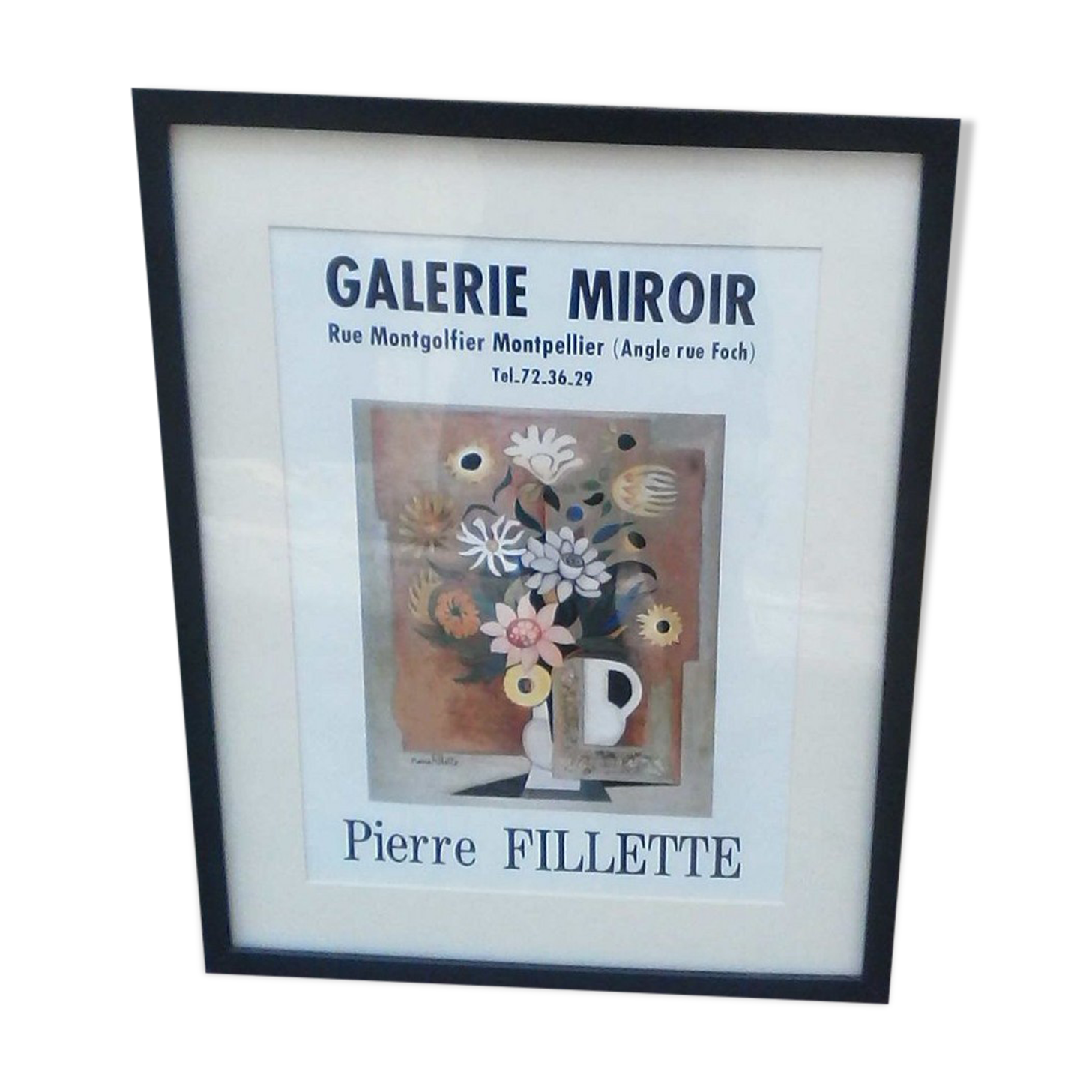 Affiche Galerie Pierre Fillette