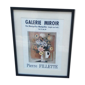 Affiche Galerie Pierre Fillette