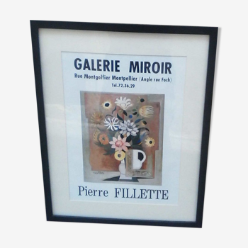 Poster Galerie Pierre Fillette