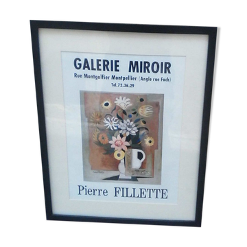 Poster Galerie Pierre Fillette