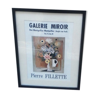 Poster Galerie Pierre Fillette