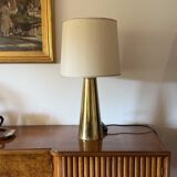 Conical brass table Lamp, Italy 1970
