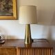 Conical brass table Lamp, Italy 1970