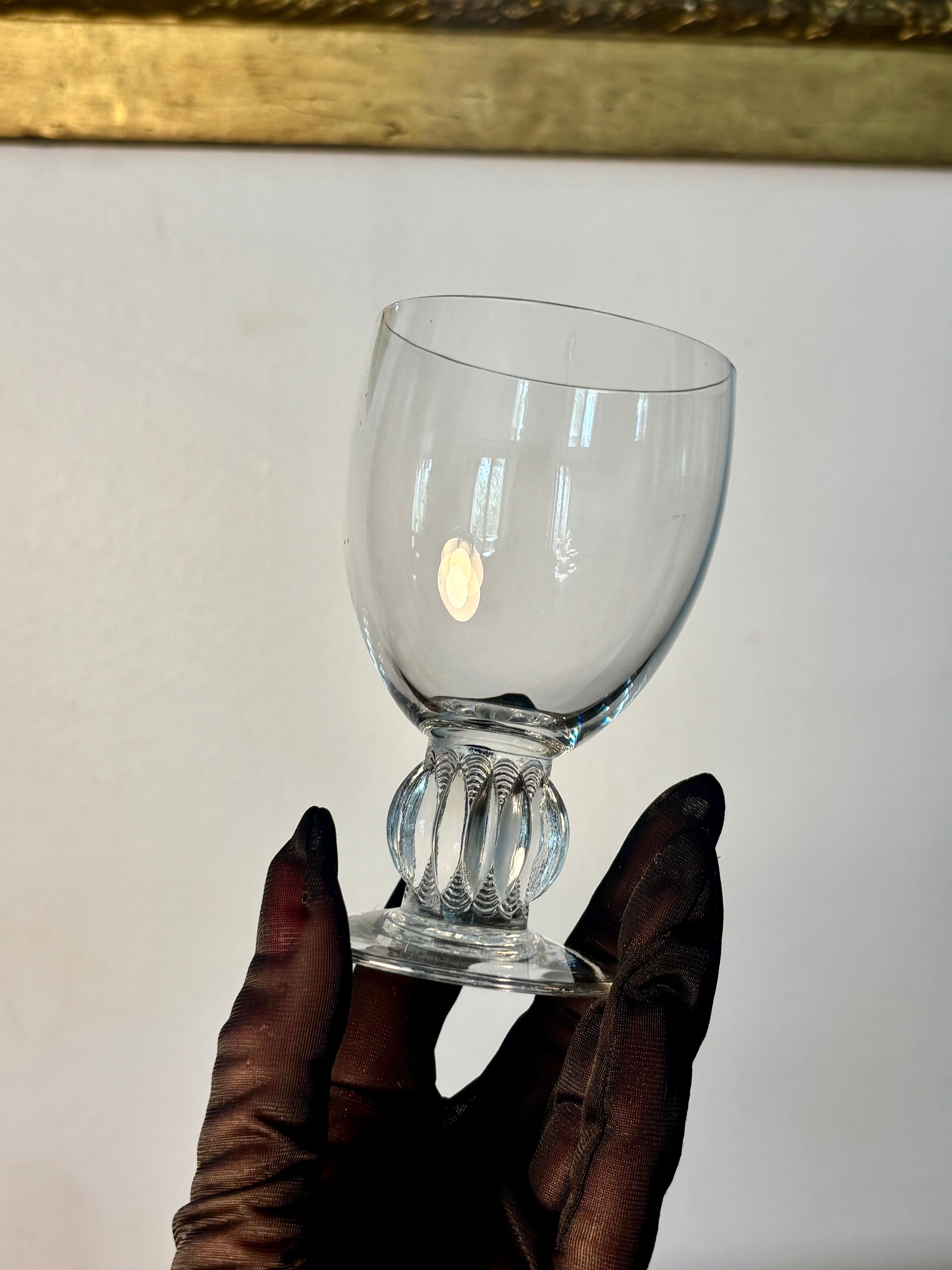 2 verres m.Alger R.Lalique avant 1945