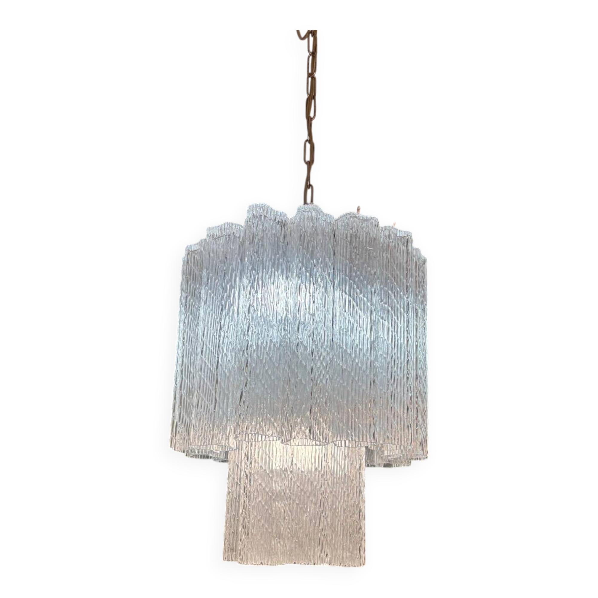 Murano lustre attributed to Toni Zuccheri – Venini – textured glass – year