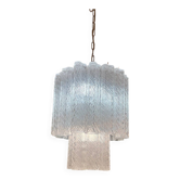 Lustre Murano attribué à Toni Zuccheri – Venini – verre texturé – anné