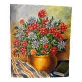 Bouquet of flowers signed