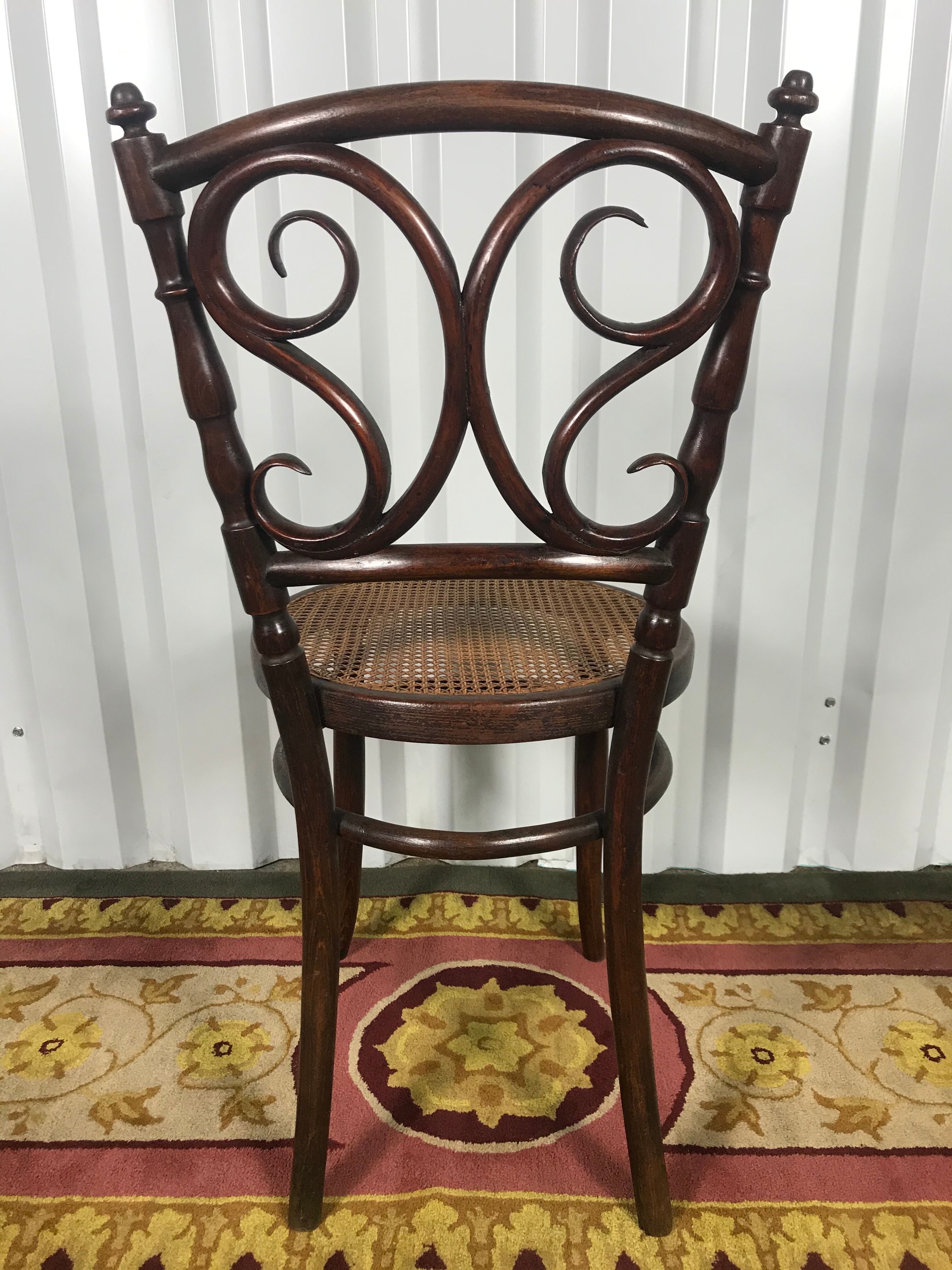 6 Josias Eissler bistro chairs - restored