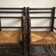 Paire de fauteuils anciens bois tourné