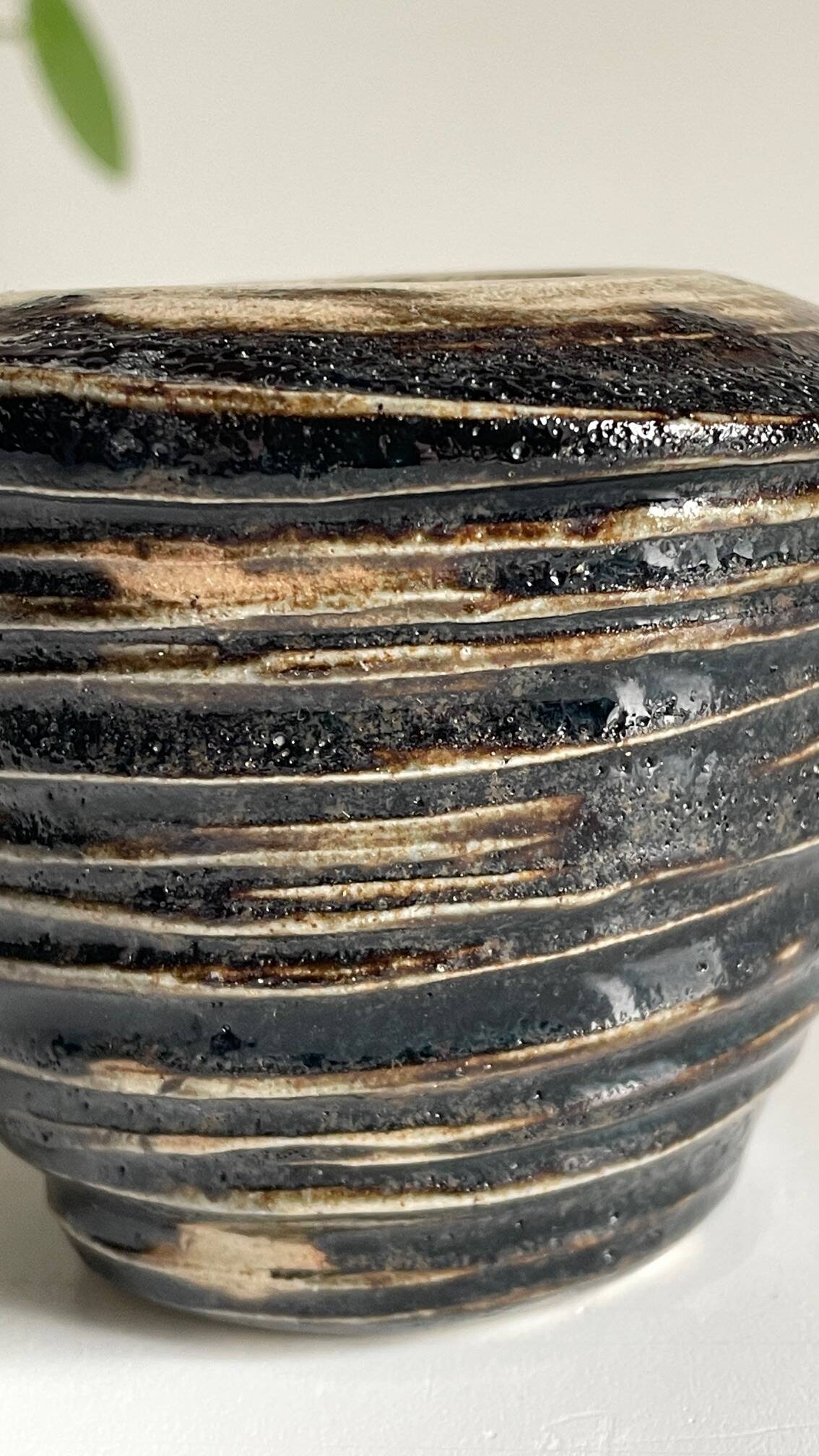 Vintage Brutalist Handmade Vase