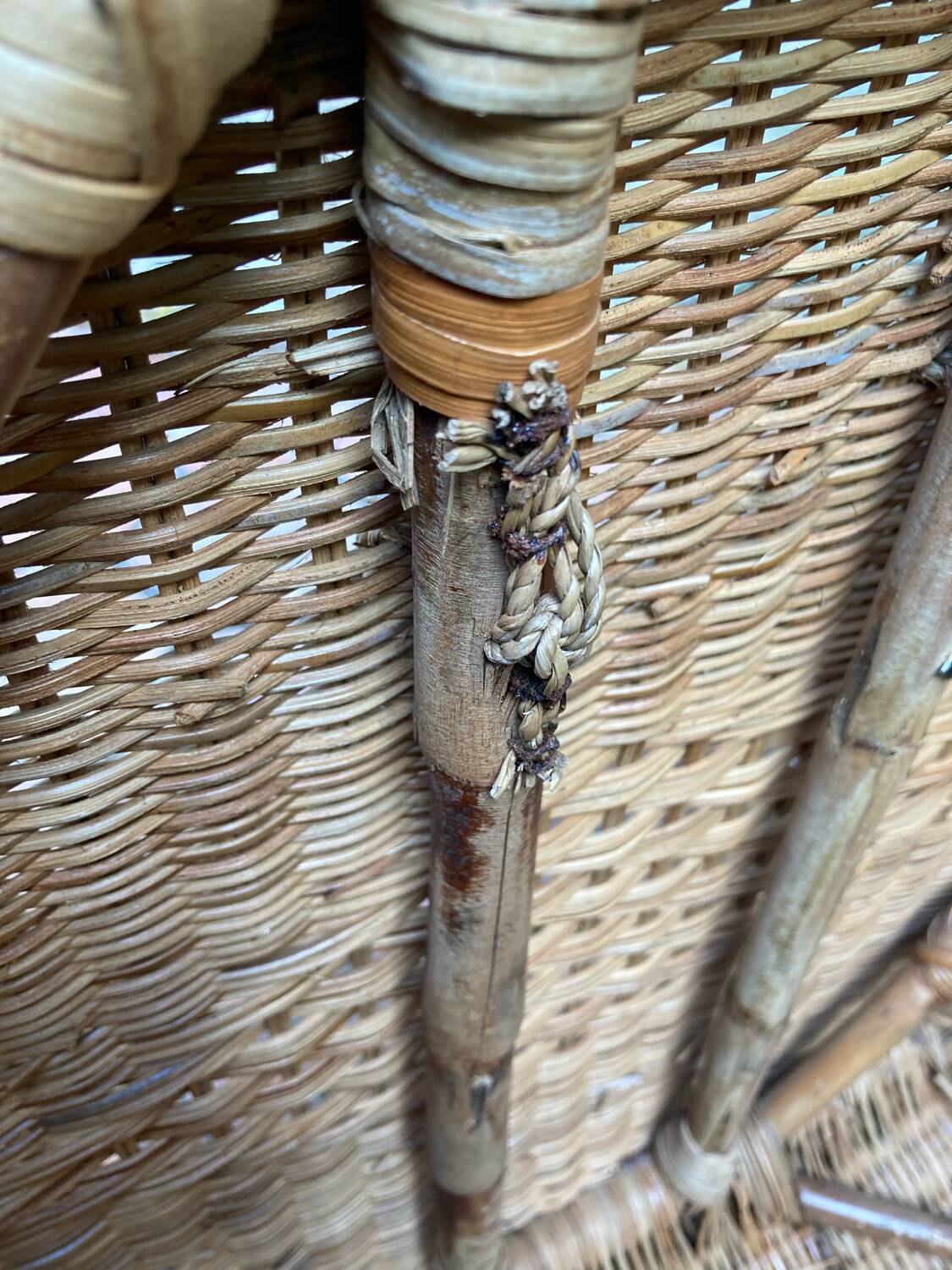 Vintage wicker chest