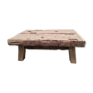 Table de salon en chêne - fabrication