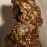 Beethoven's head in platter