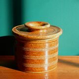 Vintage butter dish in Berry stoneware