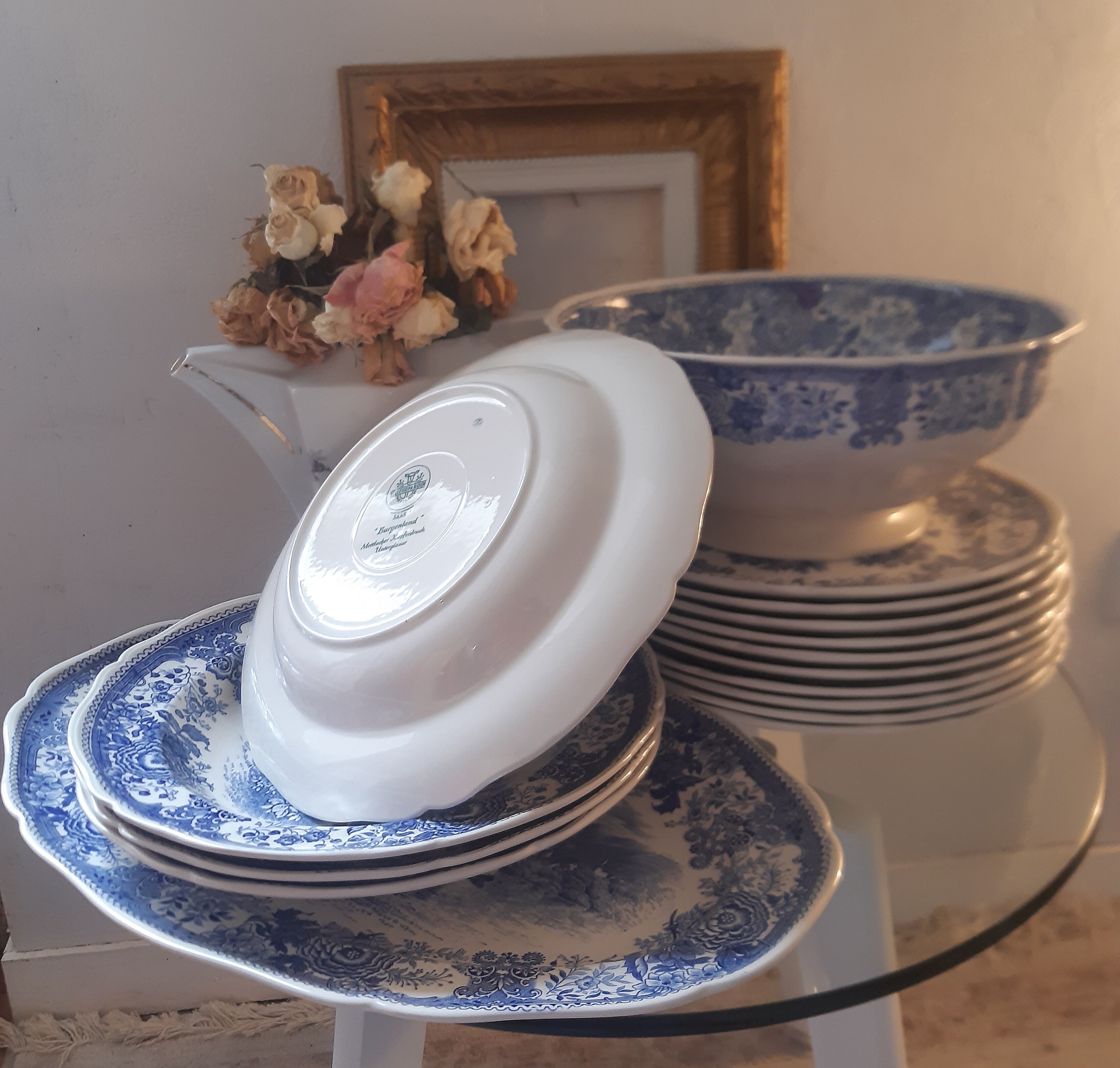Tableware service Villeroy and Boch Mettlach Burgenland Made in Germany